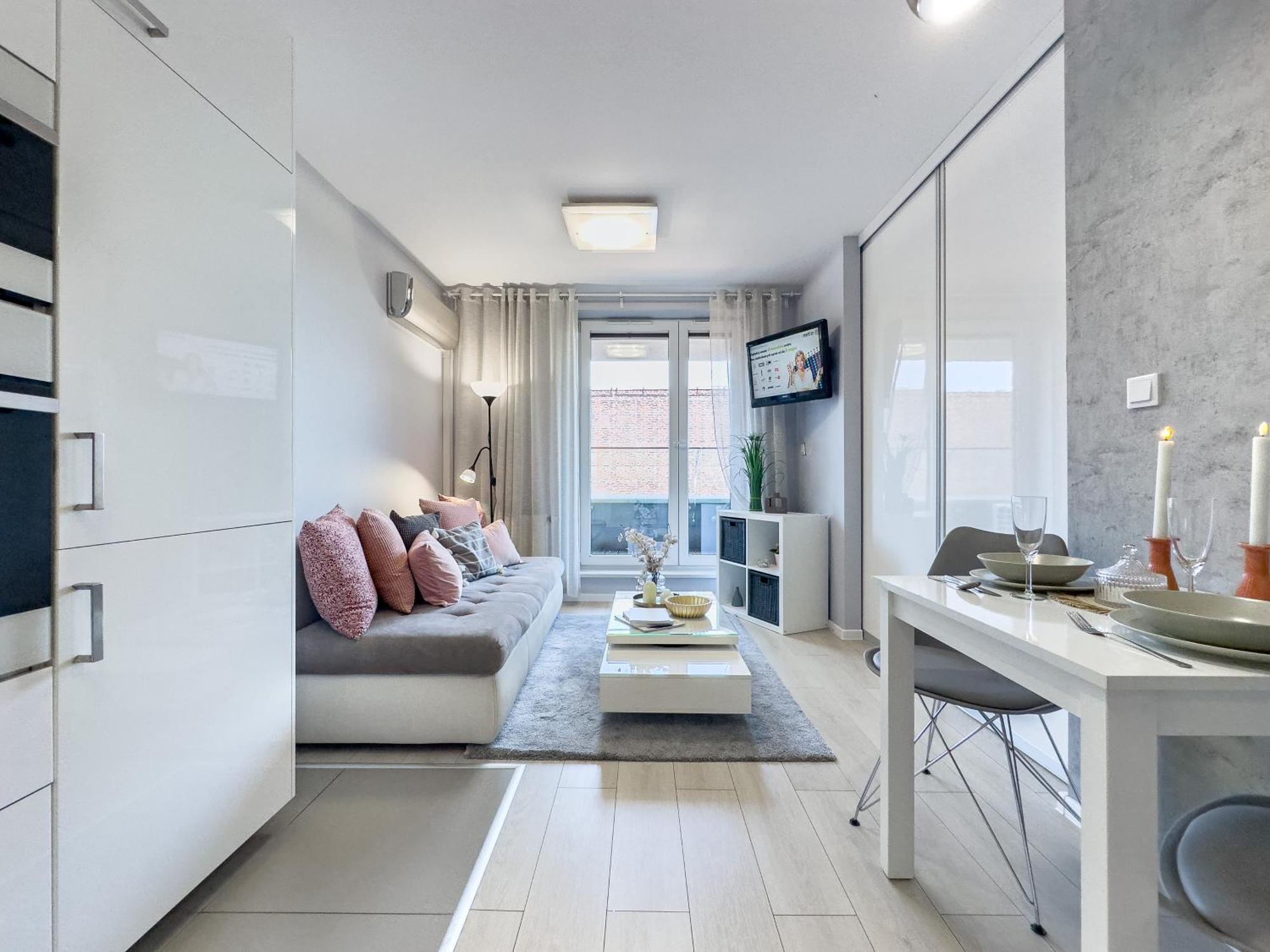 Nadwislanska Przystan Apartament Z Widokiem Na Wisle Krakow Bagian luar foto