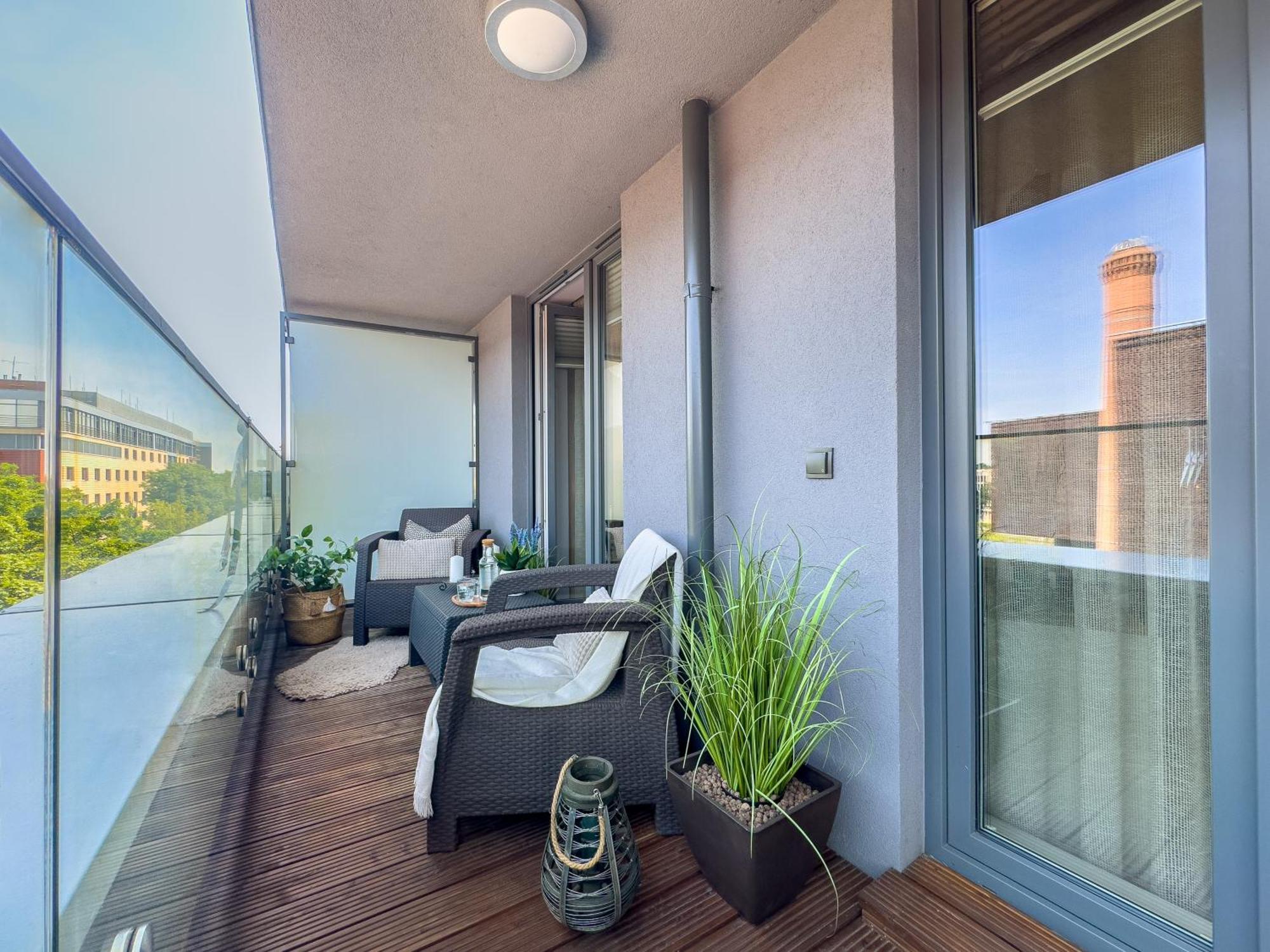 Nadwislanska Przystan Apartament Z Widokiem Na Wisle Krakow Bagian luar foto